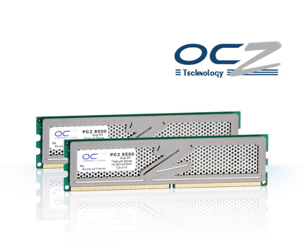 OCZ'nin 1066MHz'de çalışan 4GB'lık DDR2 bellek kiti 77 Avro
