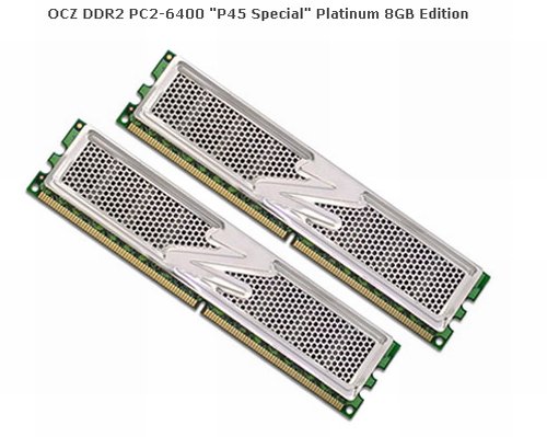 OCZ P45 yonga setine özel yüksek kapasitesli DDR2 bellek kitleri hazırladı