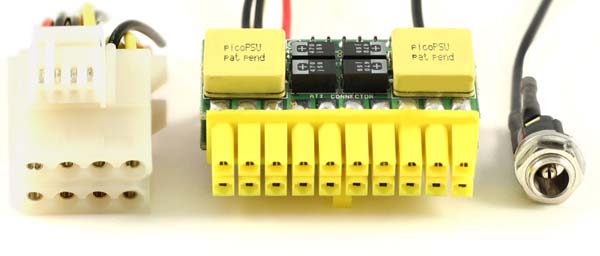 VIA Epia N 12x12cm alanda PC ; picoPSU dünyanın en küçük güç kaynağı