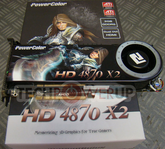 PowerColor'ın Radeon HD 4870 X2 modeli ortaya çıktı