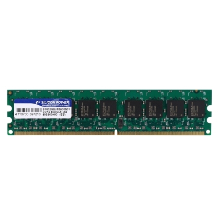 Silicon Power 2GB kapasiteli DDR2-800MHz ECC modülünü duyurdu