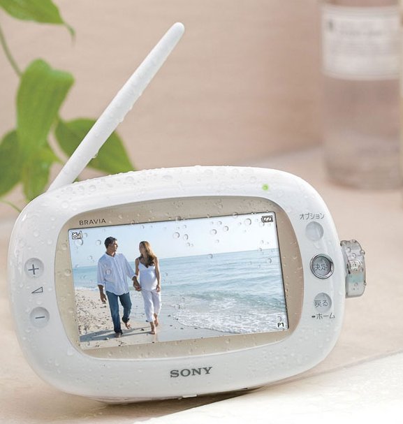 Sony yeni Bravia LCD TV ile havuzda tv keyfi sunuyor