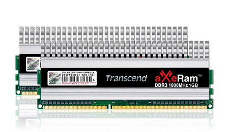 Transcend'den 1800MHz'de çalışan performans odaklı DDR3 kiti