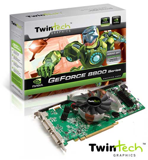 TwinTech soğutması özelleştirilen GeForce 8800GT modelini duyurdu