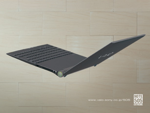 Sony'den Vaio PXG-X505/SP en ince (1 cm) en hafif (785 gr) Notebook