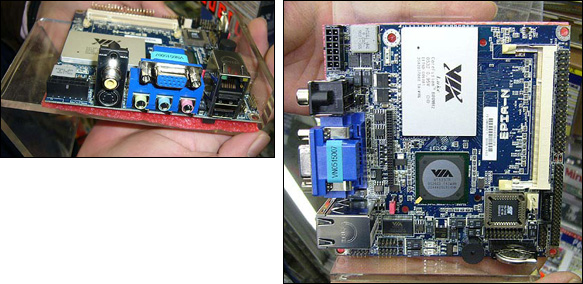 VIA Epia N 12x12cm alanda PC ; picoPSU dünyanın en küçük güç kaynağı