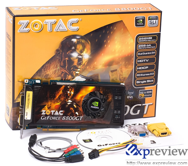 ZOTAC'dan 256MB bellekli 8800GT geliyor