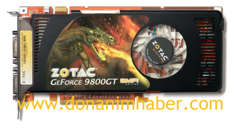 ZOTAC GeForce 9800GT AMP! Limited Edition modeini duyurdu