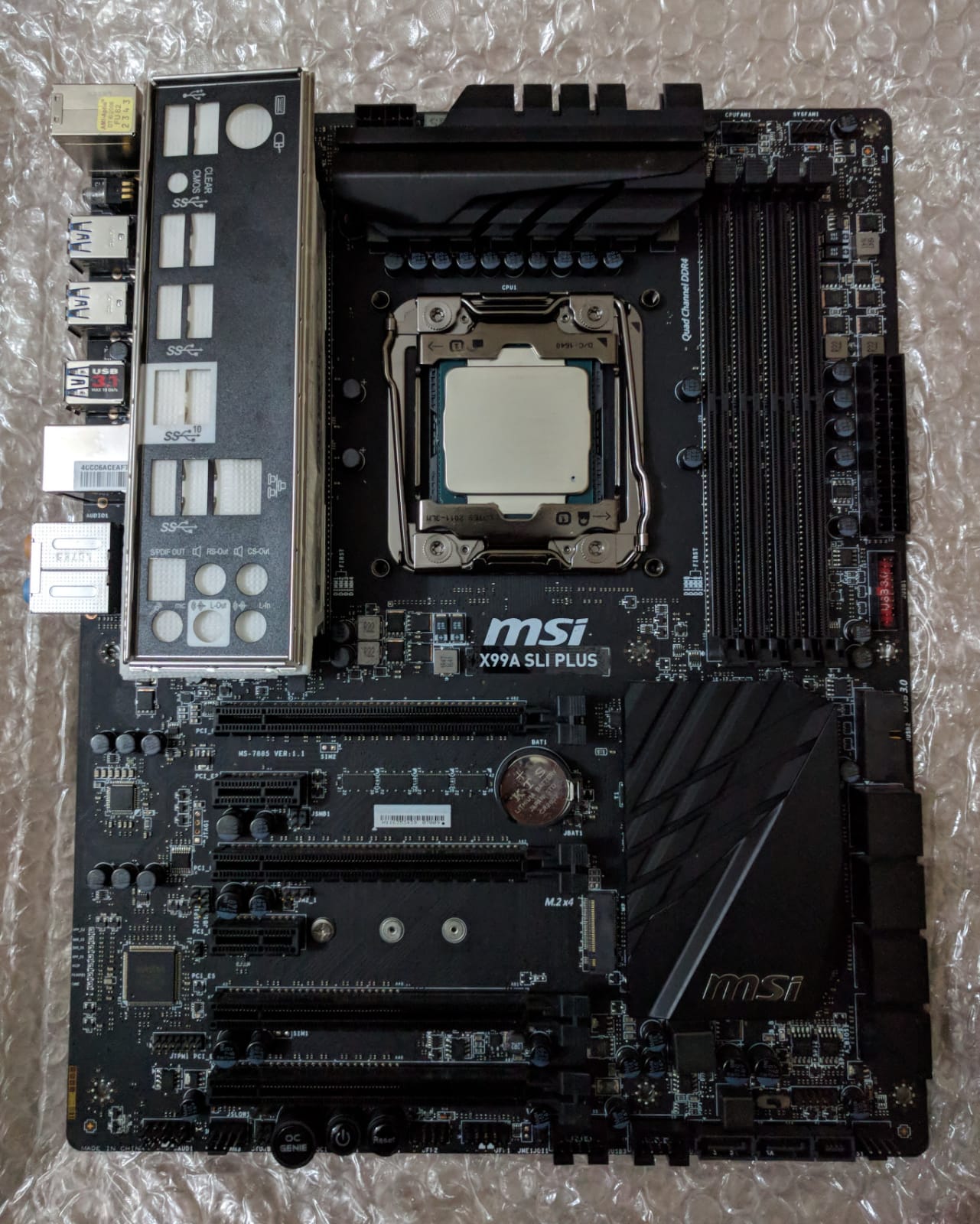 Msi x99a sli plus обзор