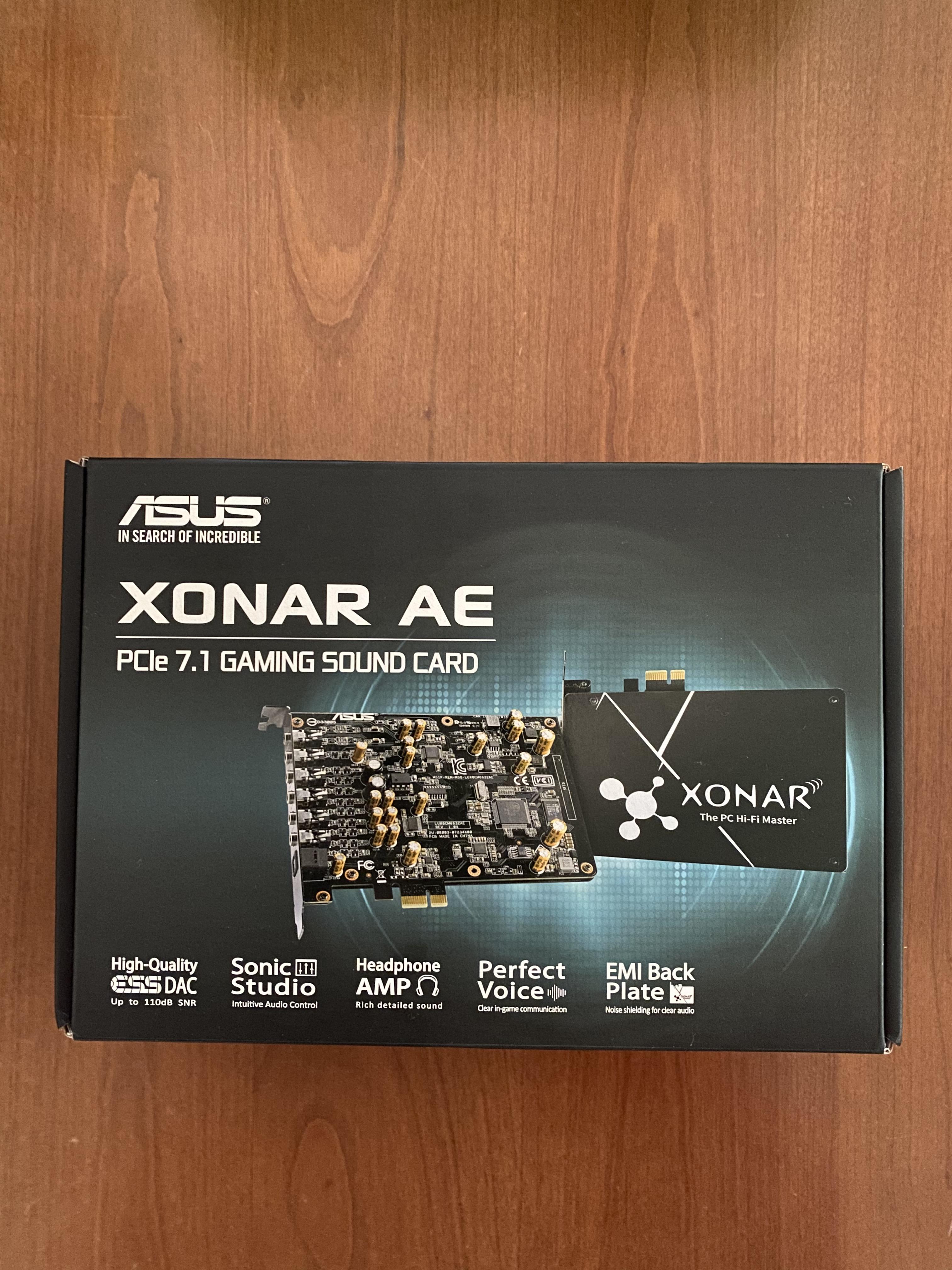 Звуковая карта asus xonar ae pci e