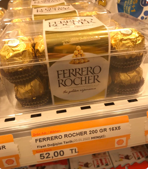 Ferrero Recho Çikolata Türkiye VS Almanya » Sayfa 2 3