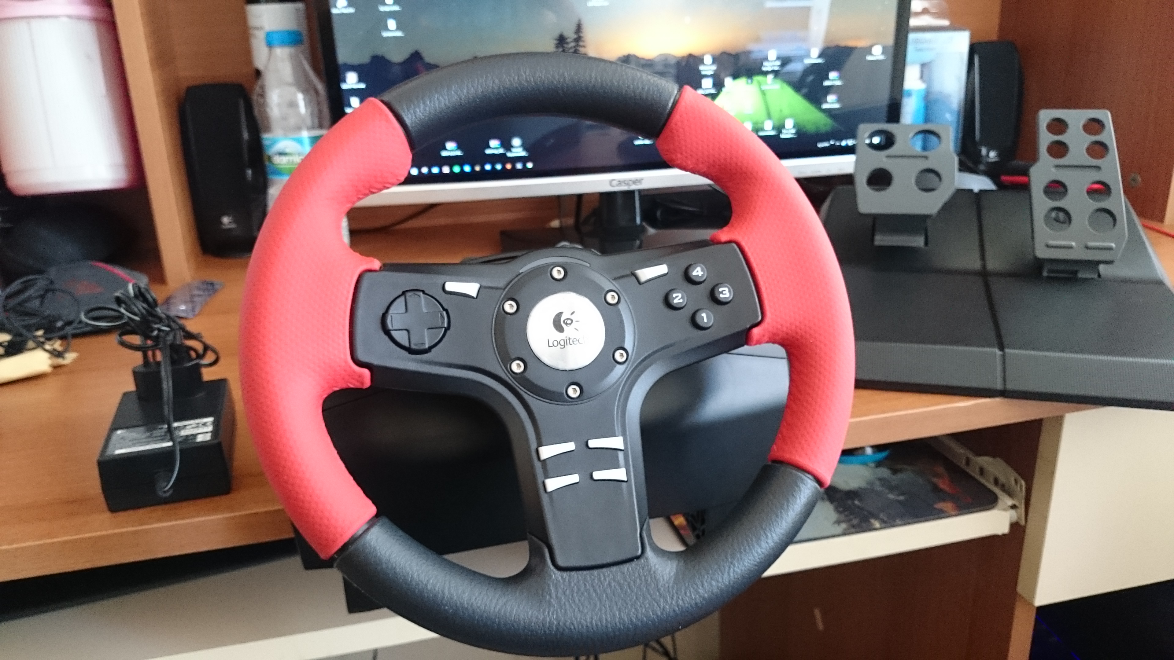 Как подключить руль logitech formula force ex к компьютеру