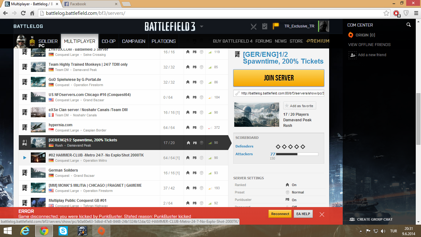 Вы отключены системой punkbuster. Punkbuster bf3. PBHACK форум. Com Center ориджин. Punkbuster Battlefield 4.