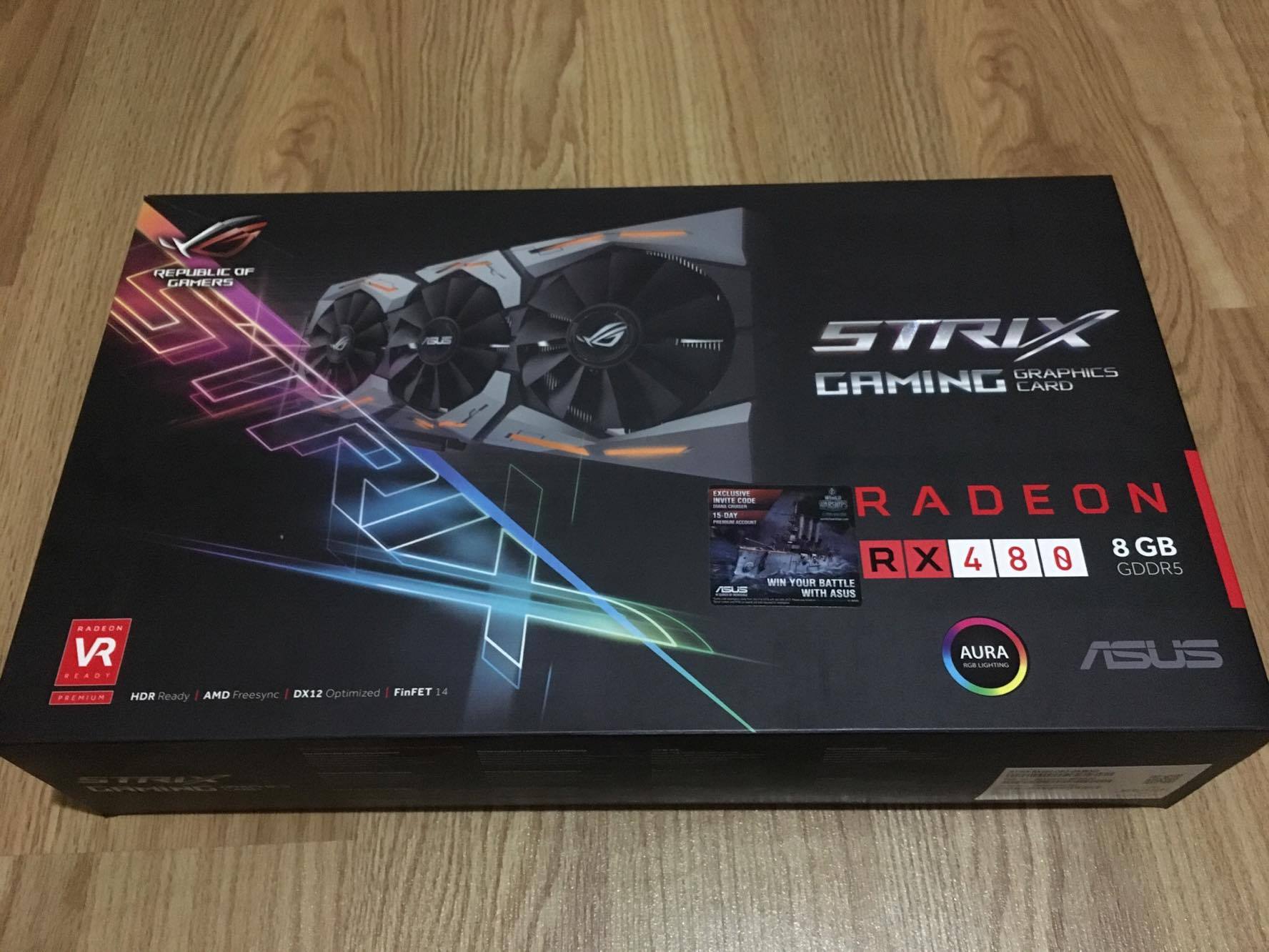 Asus rog rx 480 обзор