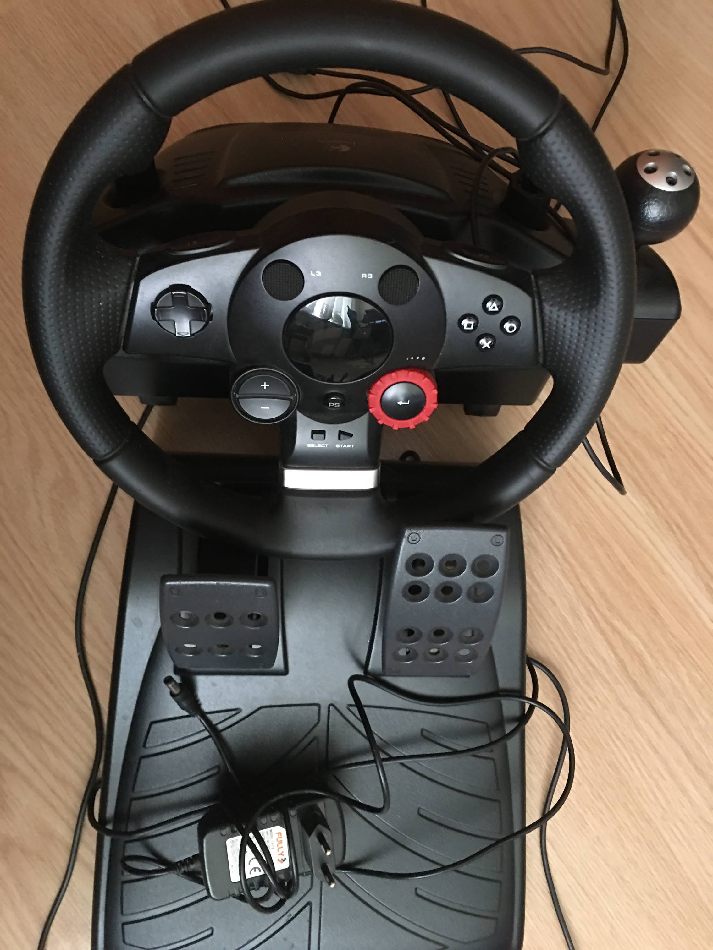 Как подключить руль logitech driving force gt к компьютеру