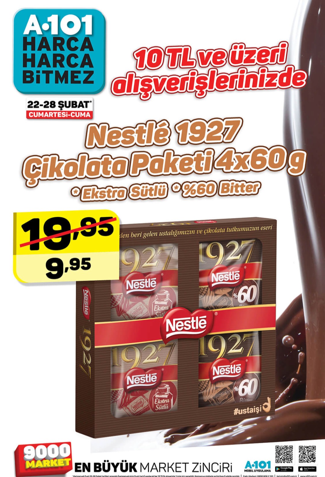 A101 Nestle 1927 4×60 gr çikolata 9.95 tl » Sayfa 1 2