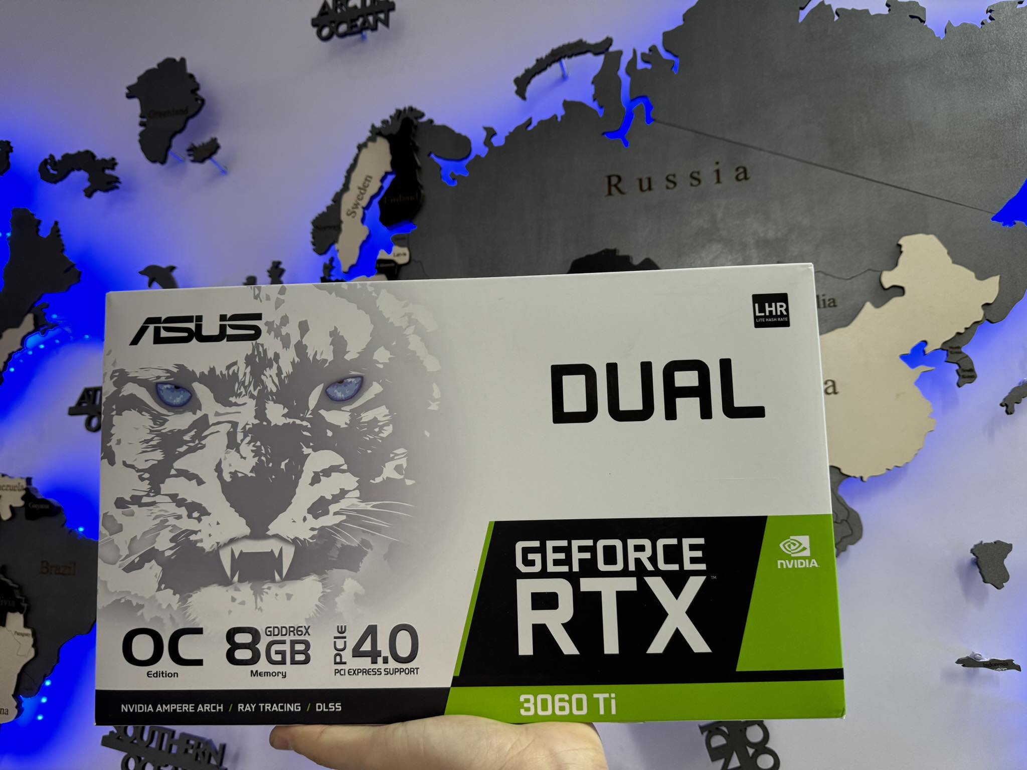 Sıfır Kapalı Kutu 3 Yıl Garantilifaturalı Asus Dual Geforce Rtx 3060 Ti White Oc 8gb Gddr6x 3126