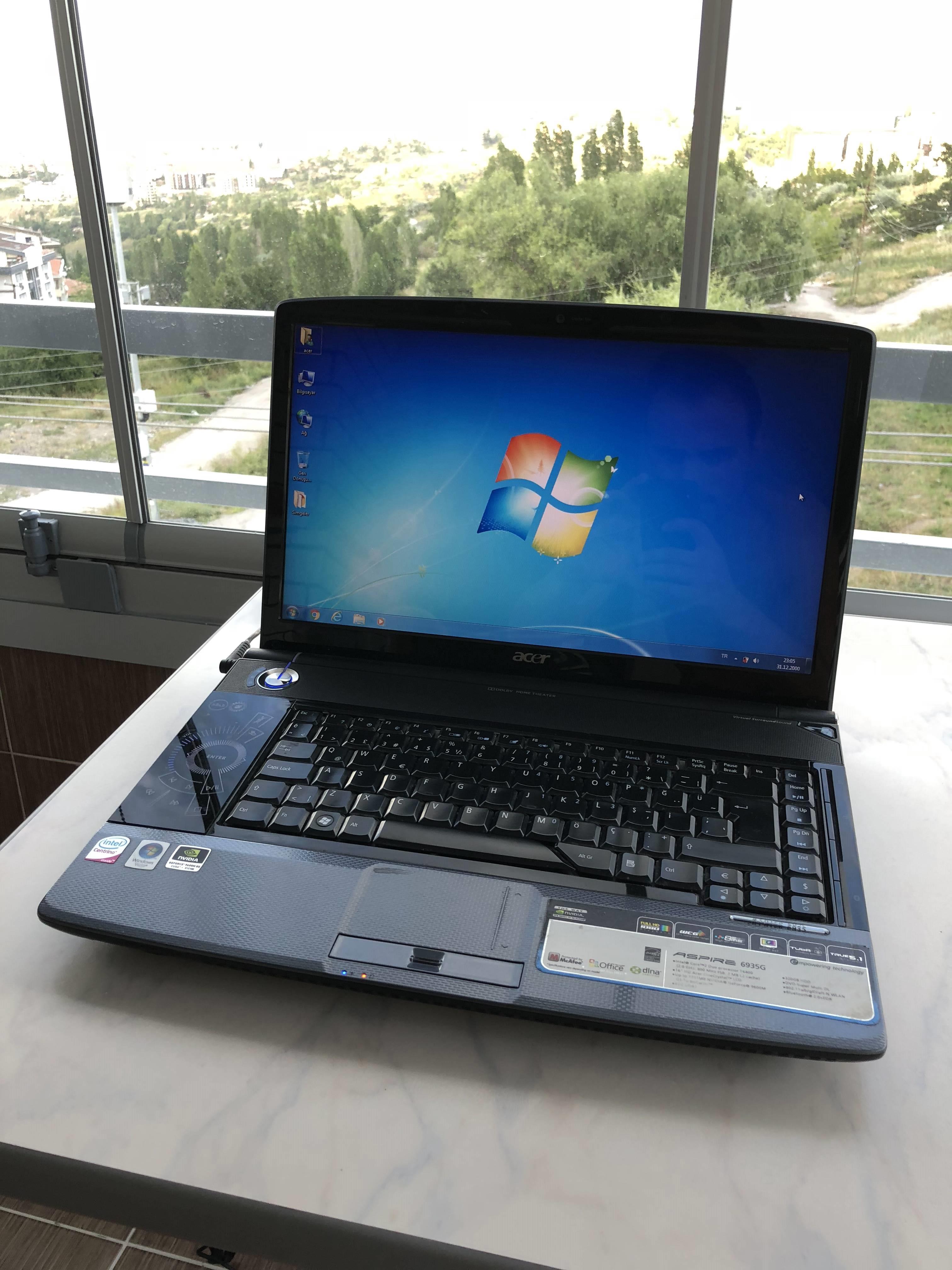 Acer aspire 6935g не включается