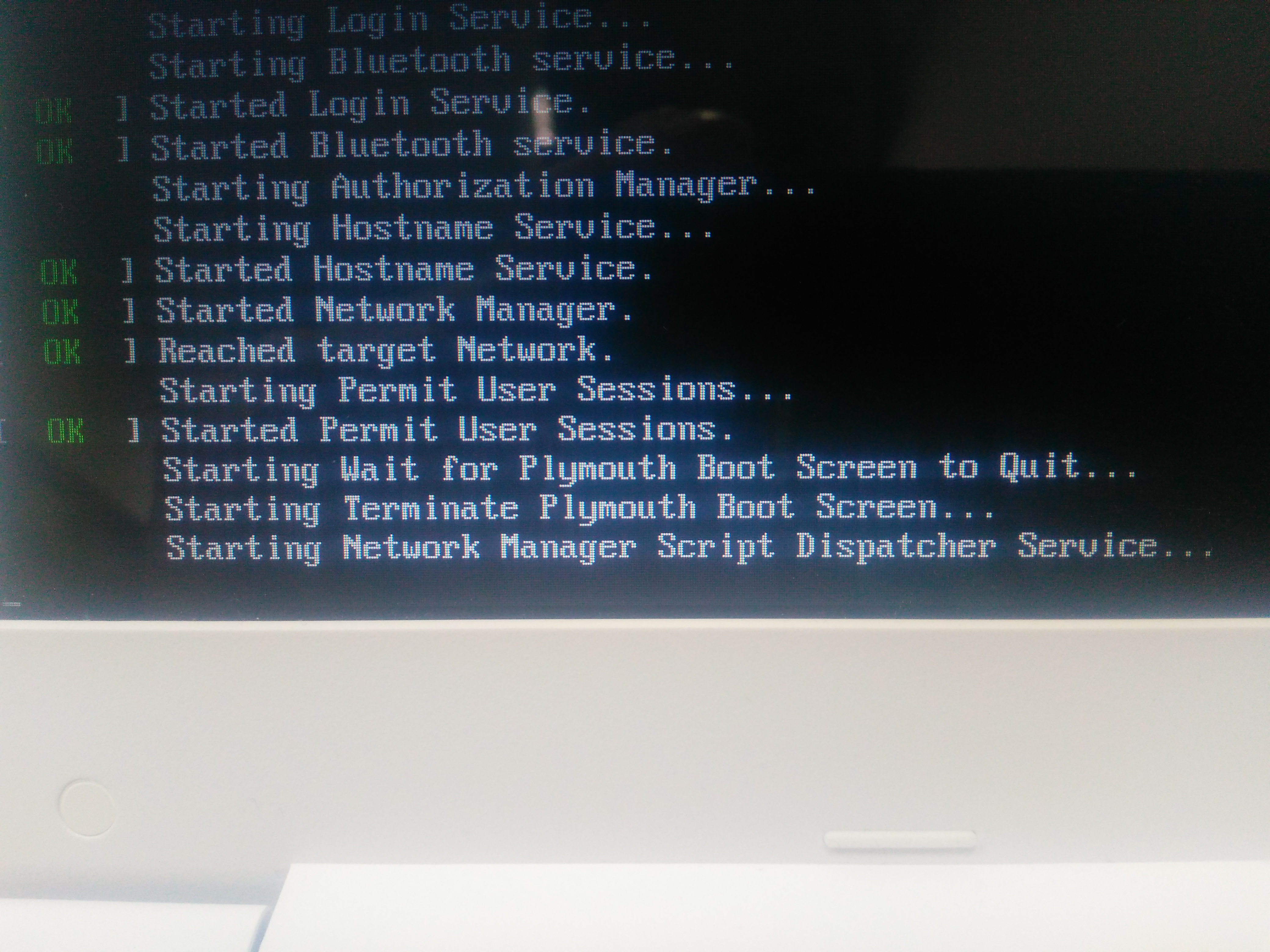 Starting terminate plymouth boot screen linux что делать fedora