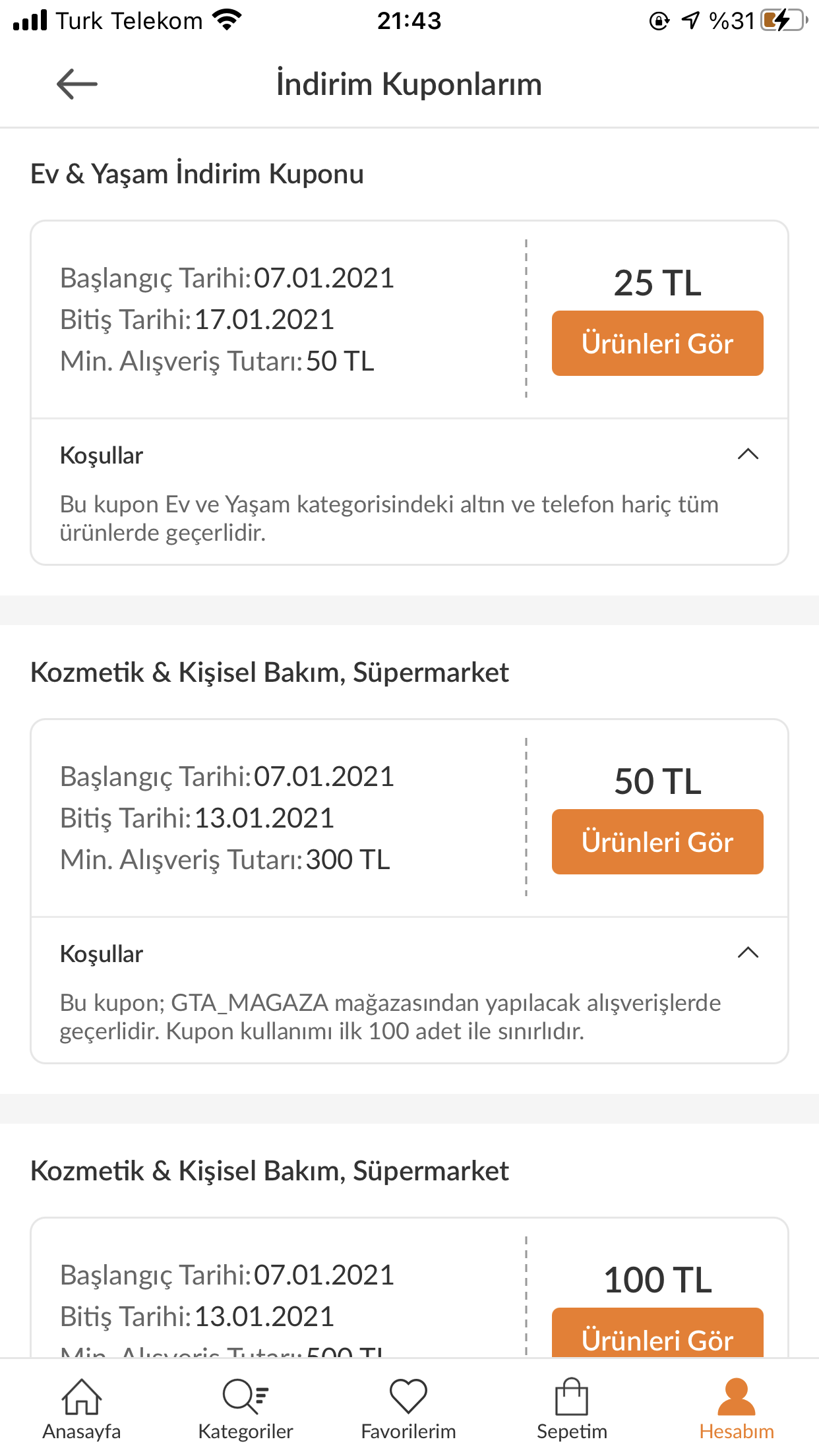 Trendyol 50/25 Ev Yaşam Yüklemiş » Sayfa 1 1
