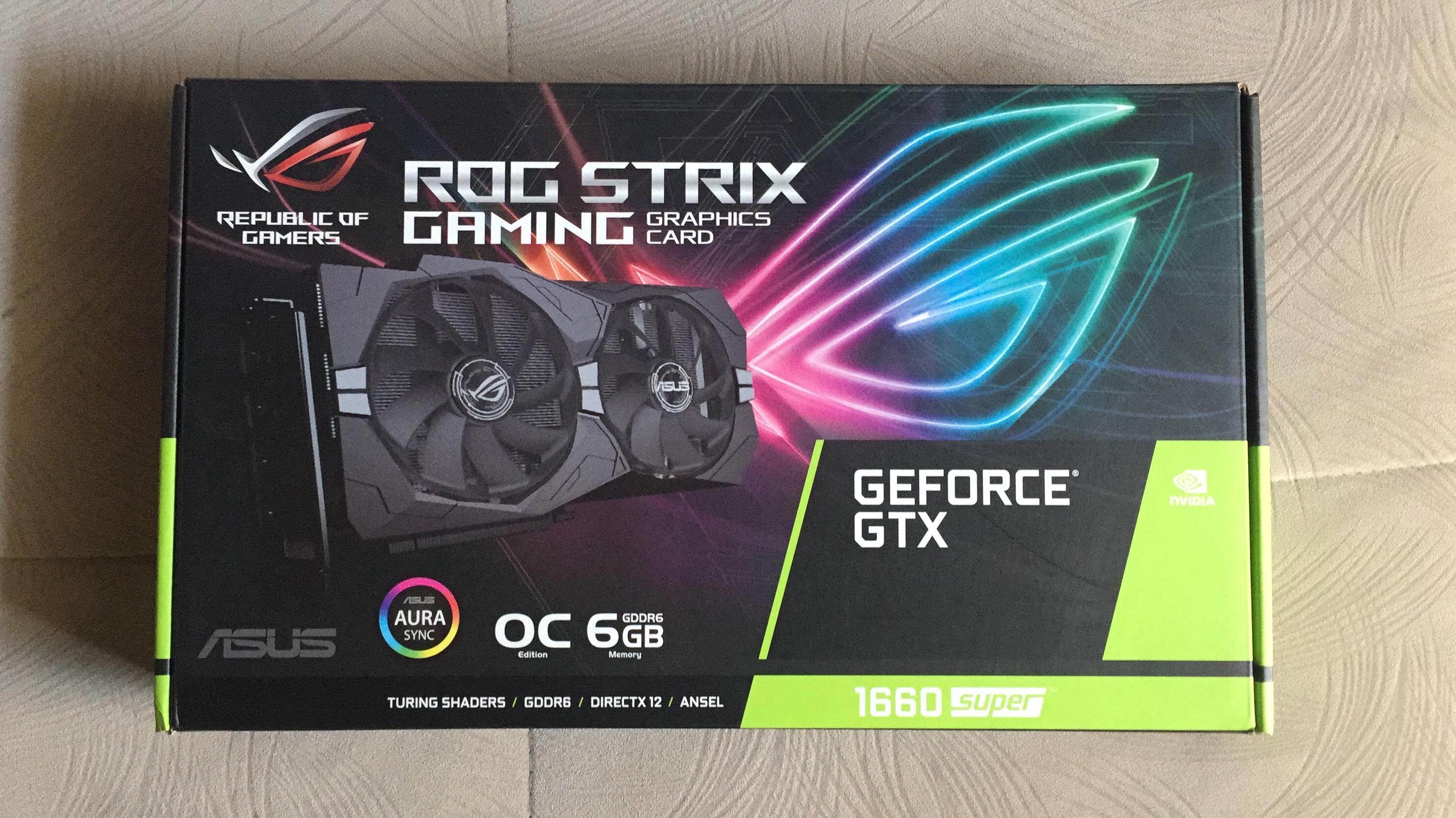 1660 super asus rog strix разгон