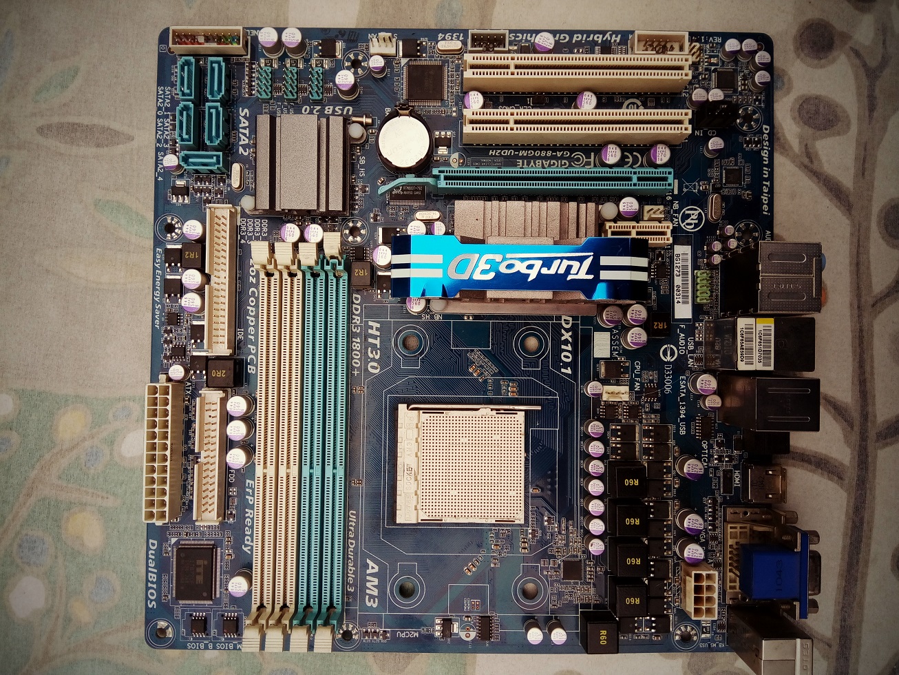 Gigabyte ga 880gm ud2h разгон