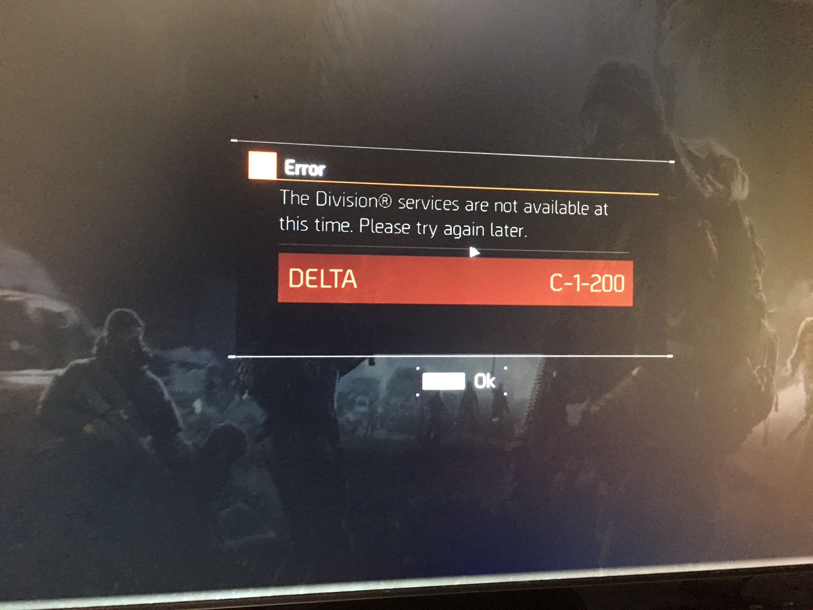 Сервис the division временно недоступен delta c 1 200 как исправить на ps4