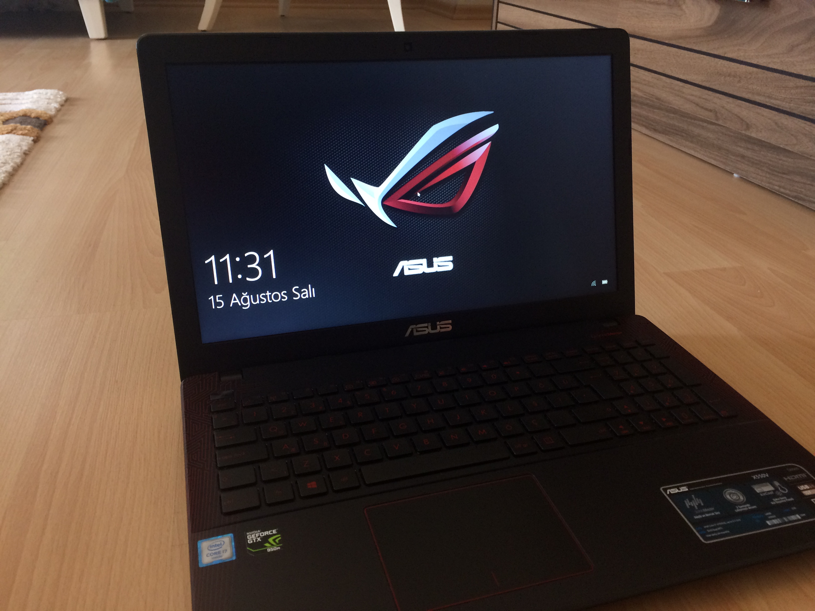 Как почистить asus x550v