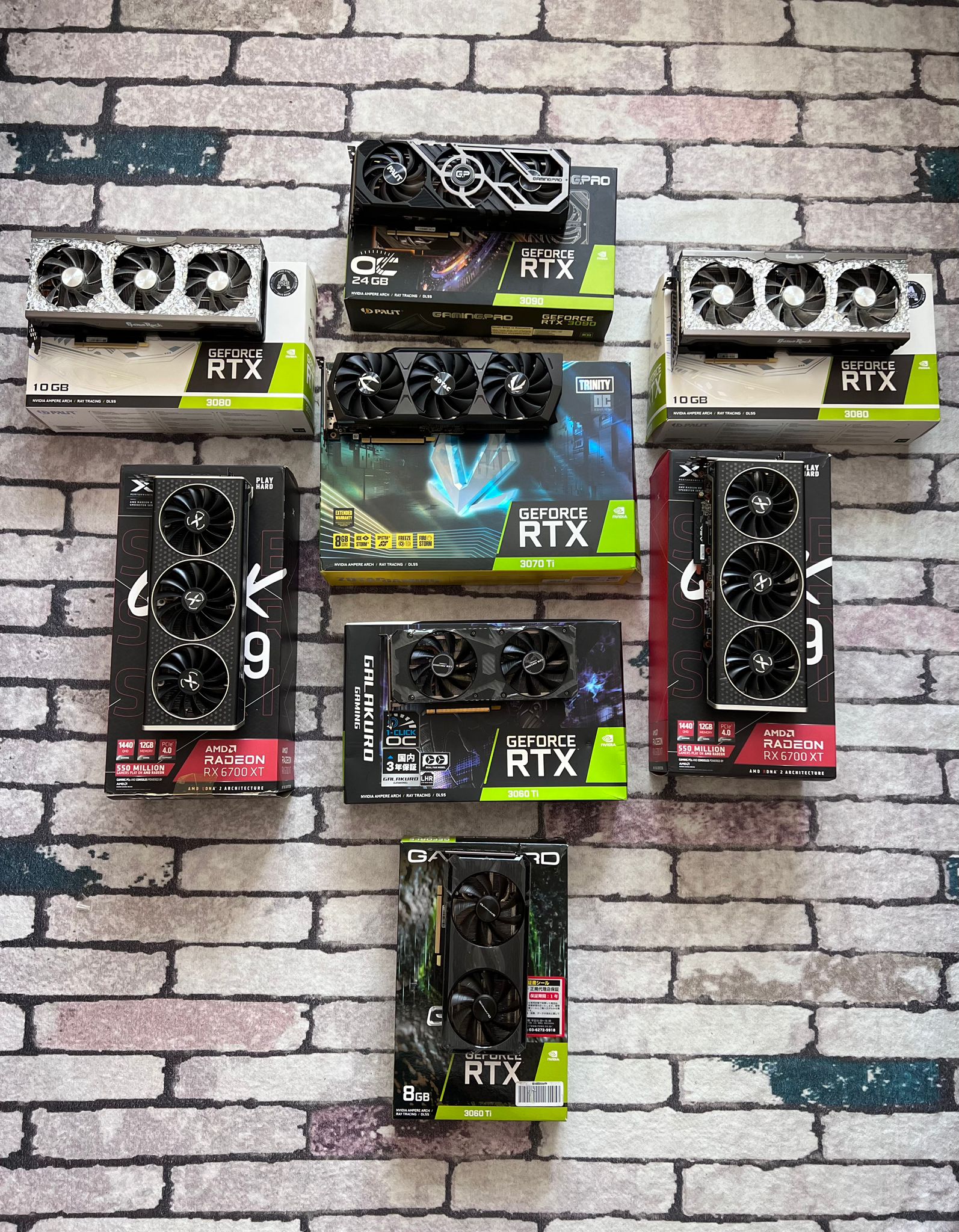 [SATILDI] Palit RTX 3090 & 2x Palit RTX 3080 & Zotac RTX 3070Ti & Galax ...