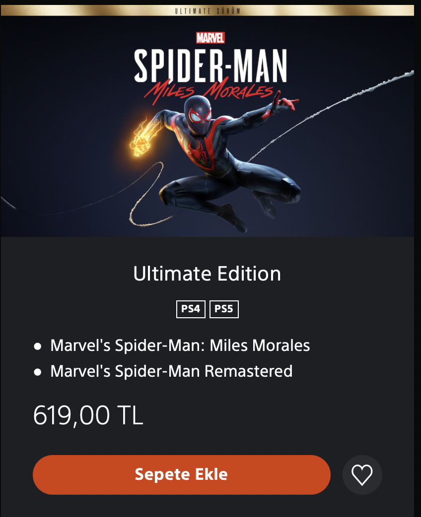 Miles morales best sale ps5 ultimate edition