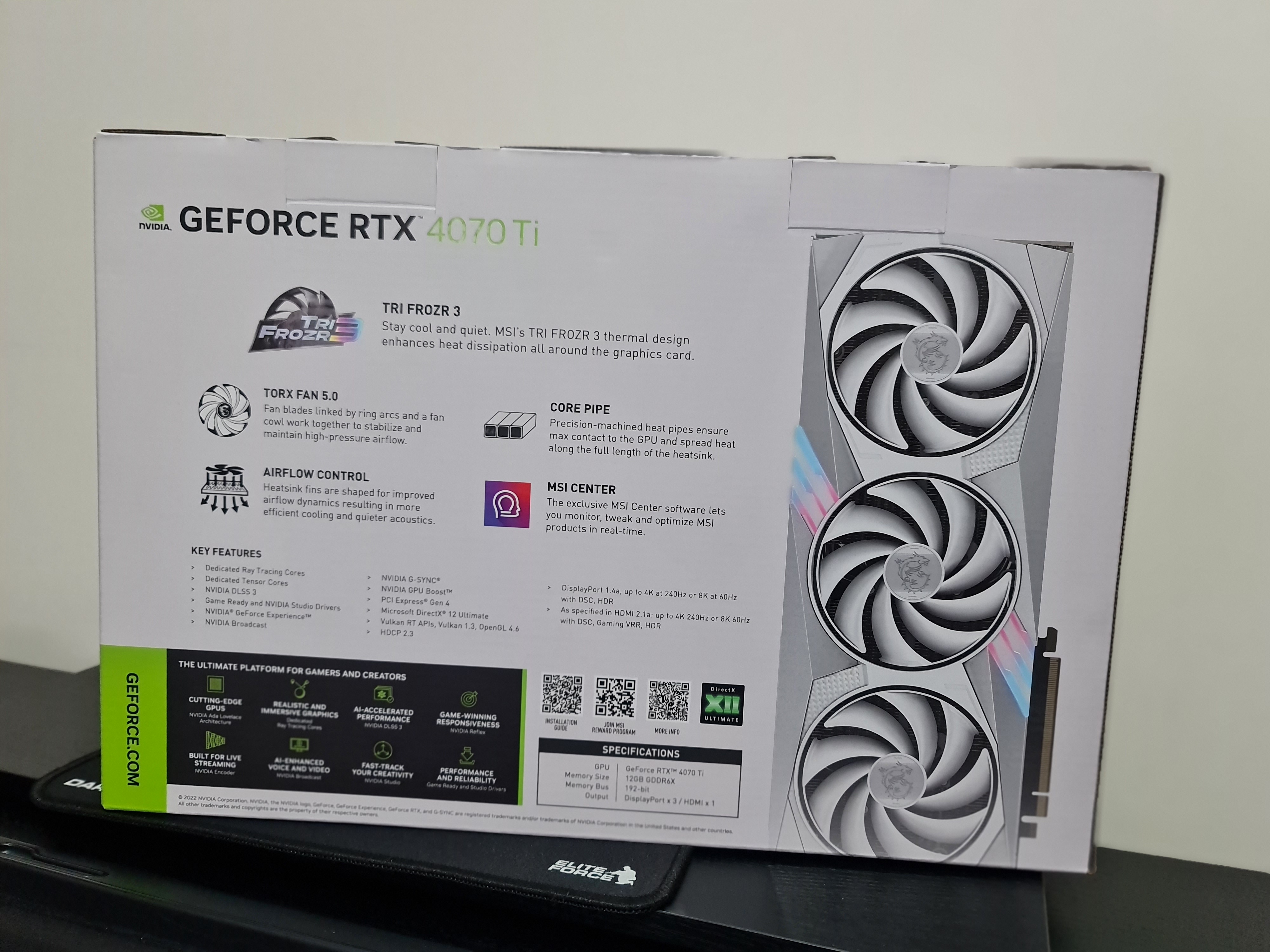 Msi geforce rtx 4070 gaming x trio