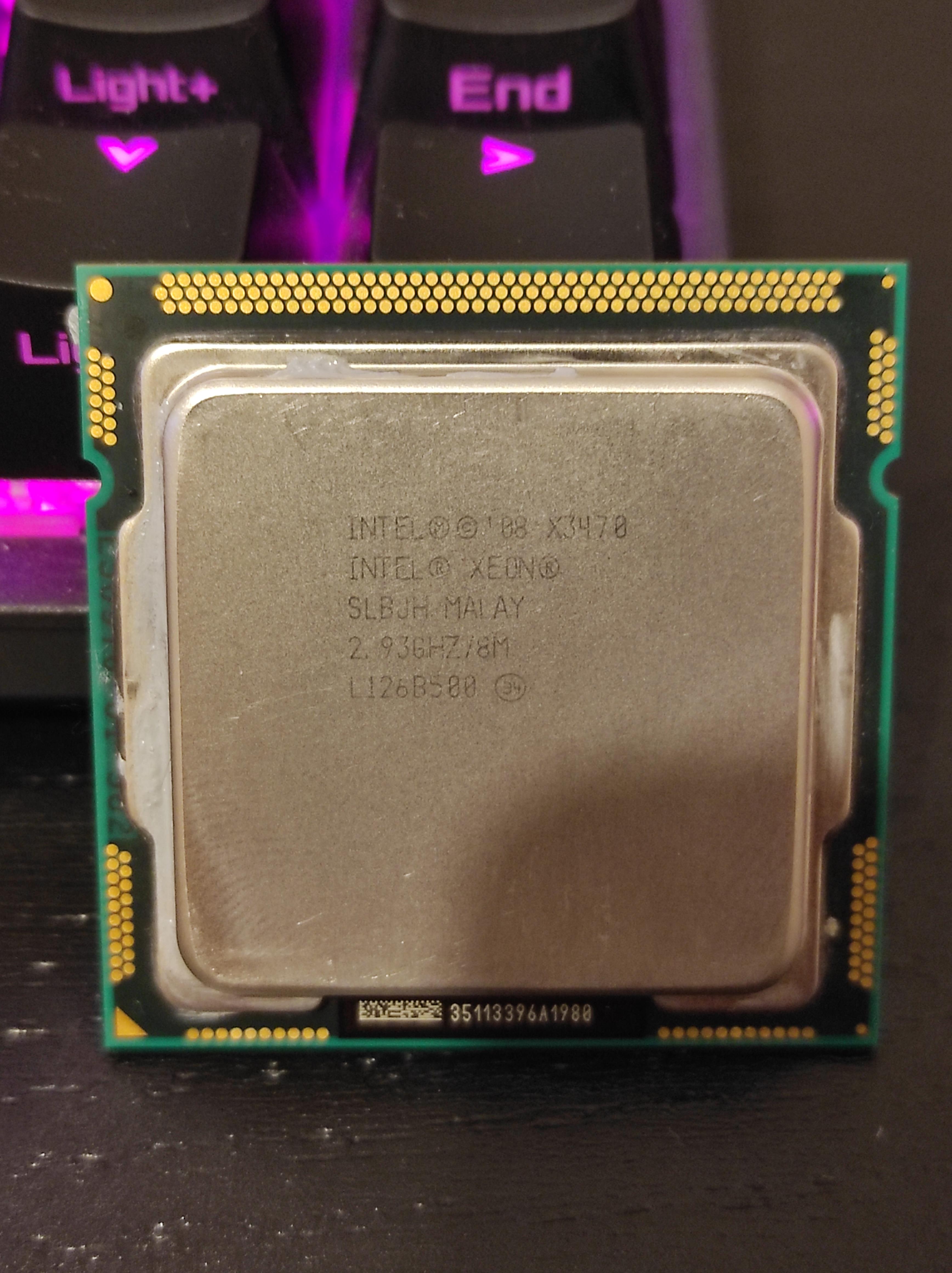 Xeon x3470. Intel xeon x3470