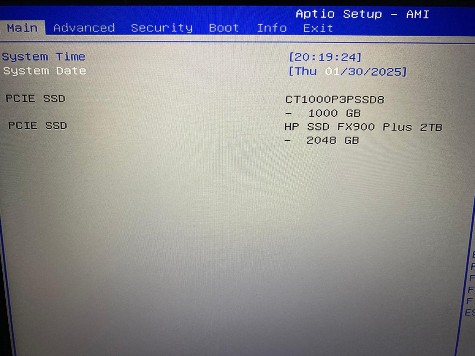 Format sonrası 2. SSD'm "D:" Gözükmüyor