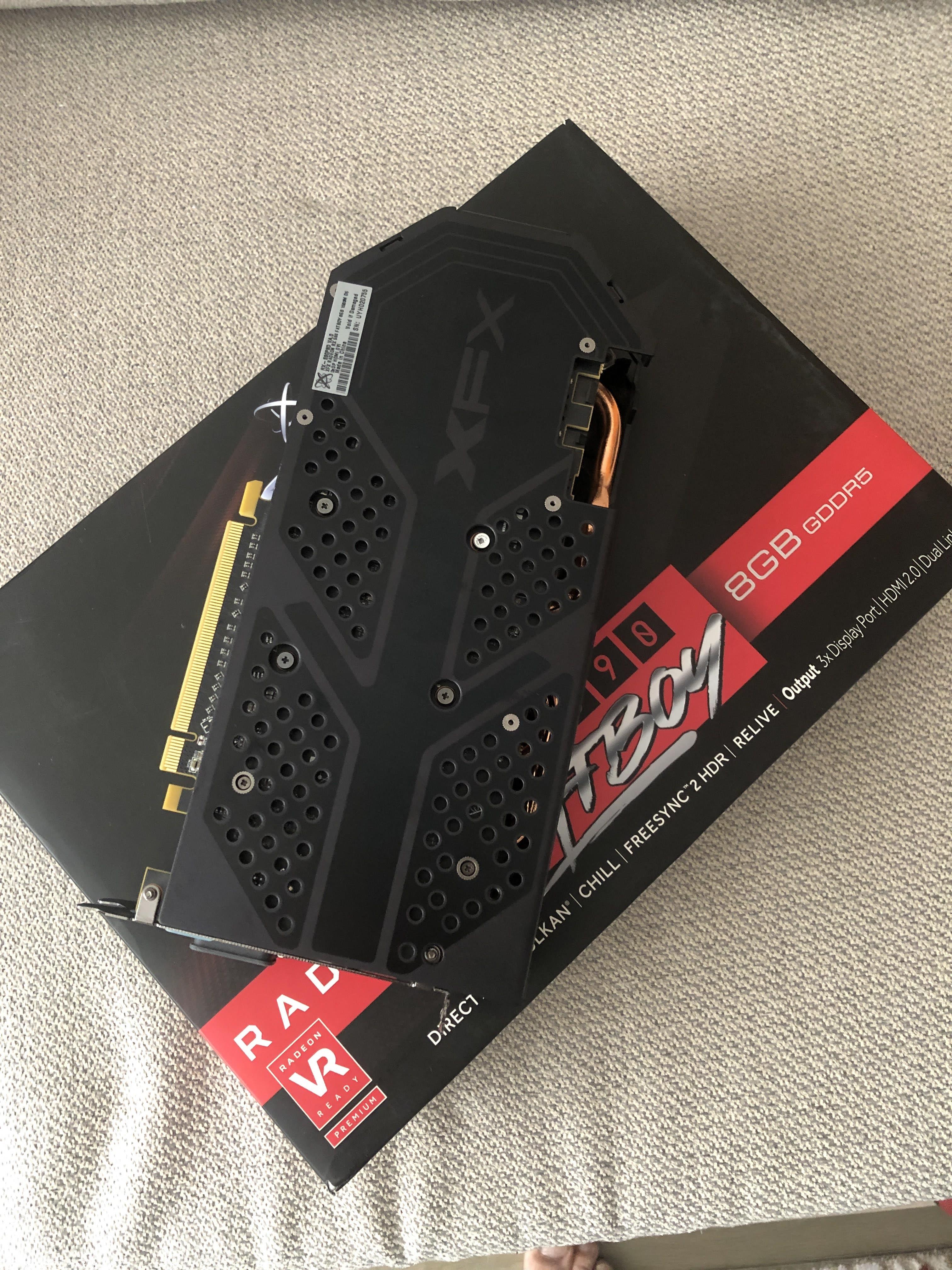 XFX AMD Radeon RX 590 Fatboy 8GB GDDR5 256Bit DX12 Gaming Ekran Kartı ...