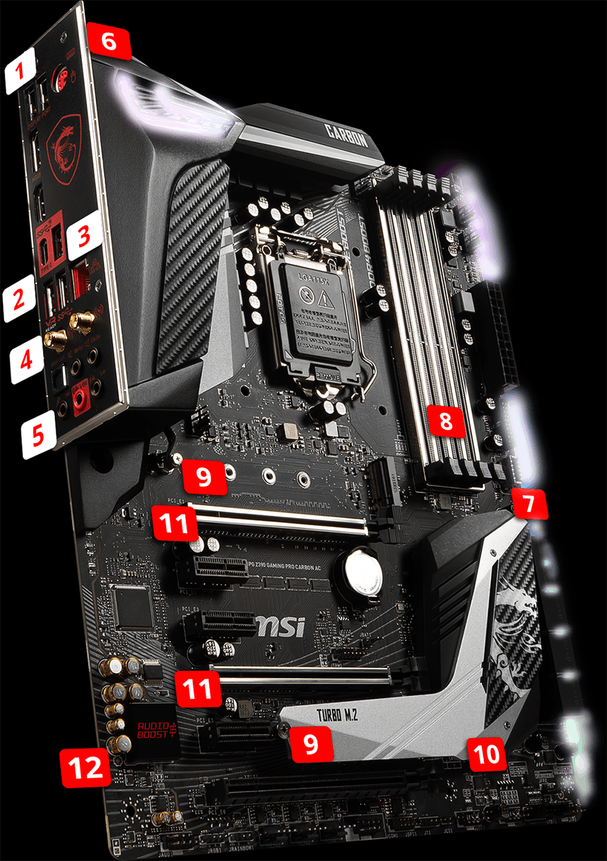 Msi z390 mpg gaming pro carbon ac не запускается