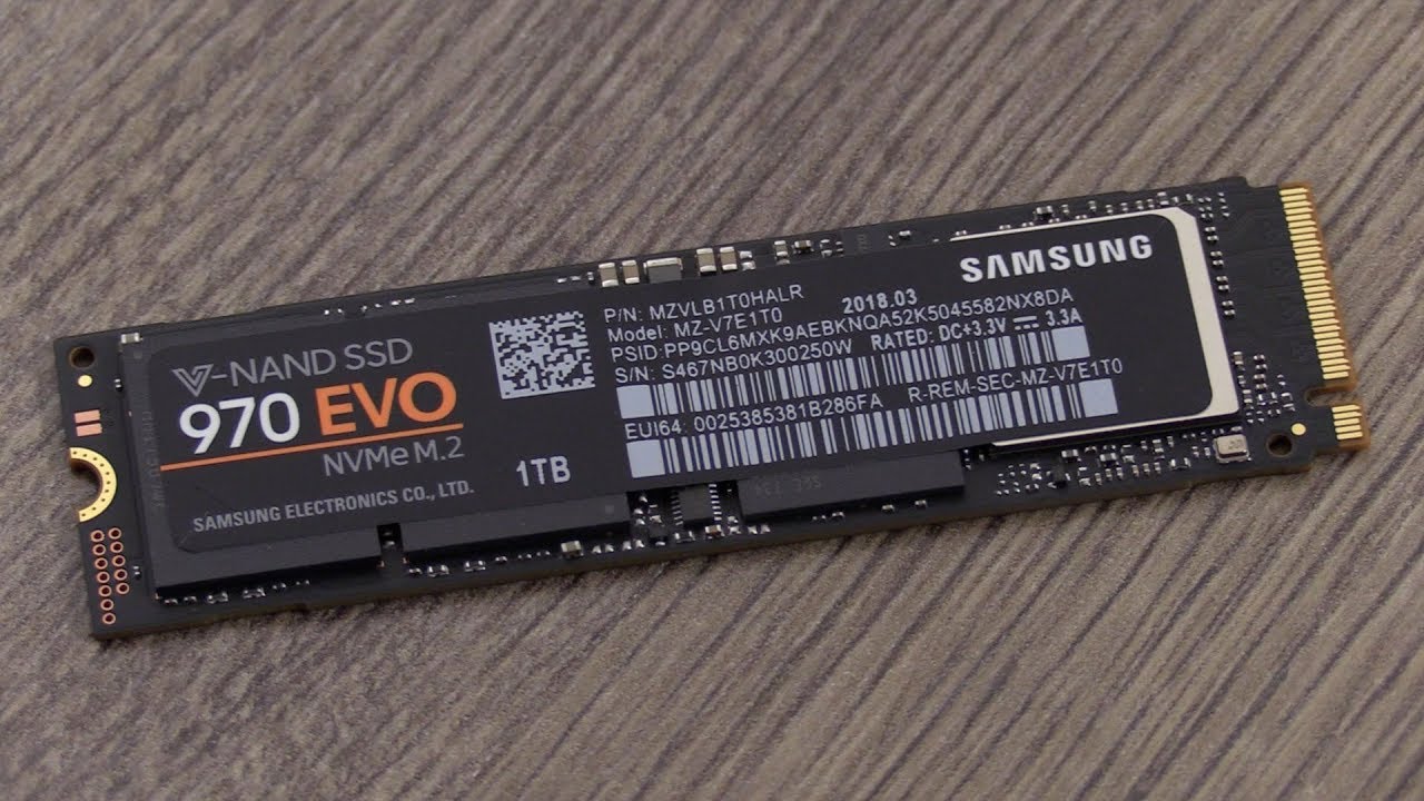 Сравнение ssd m2 samsung 970 evo